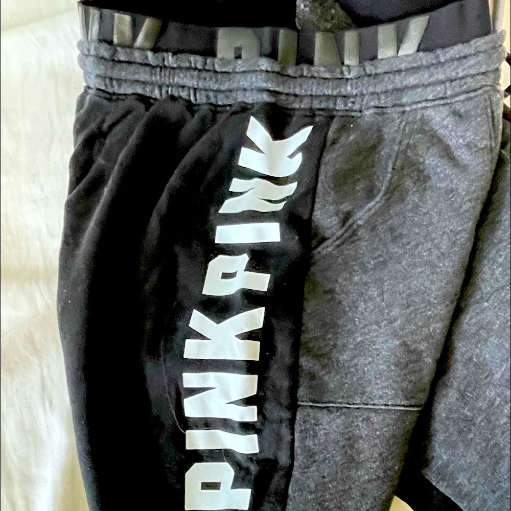 PINK VICTORIAS SECRET joggers EUC sz M